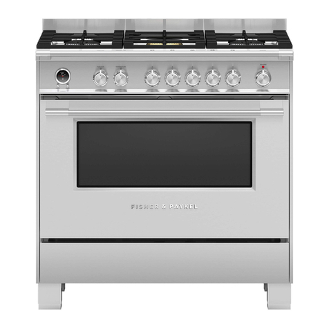 Fisher & Paykel OR90SPG6 User manual Fisher & Paykel OR90SPG6 User manual
