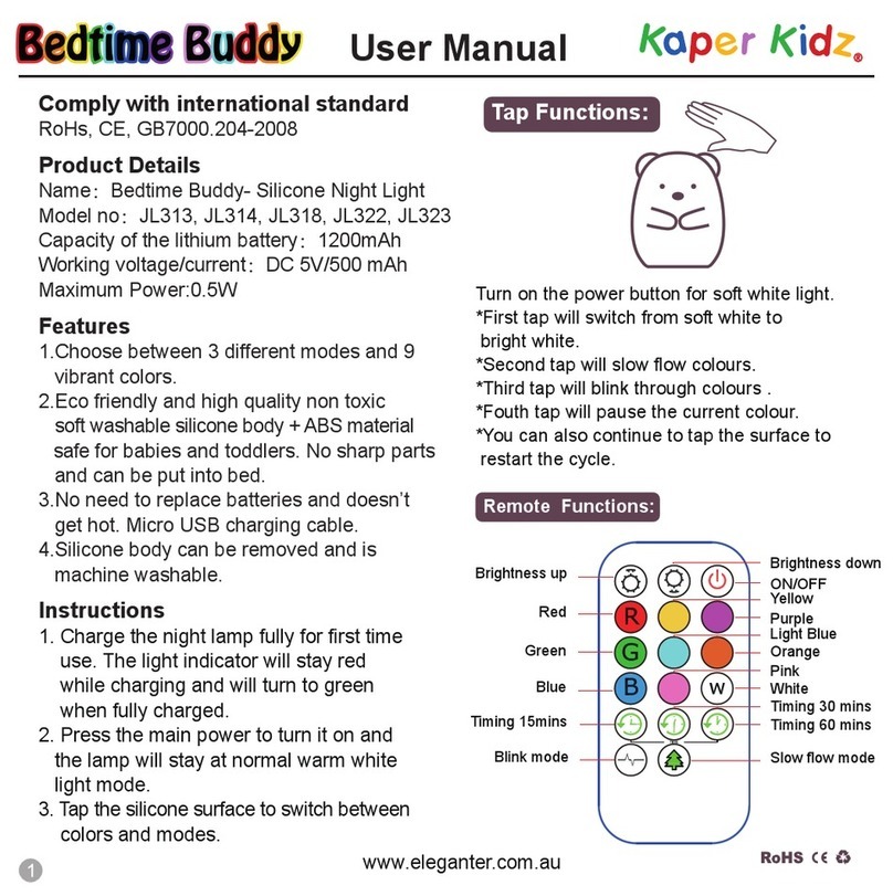 Kaper Kidz Bedtime Buddy user manual