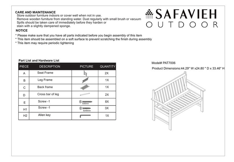 Safevieh Outdoor PAT7006 manual