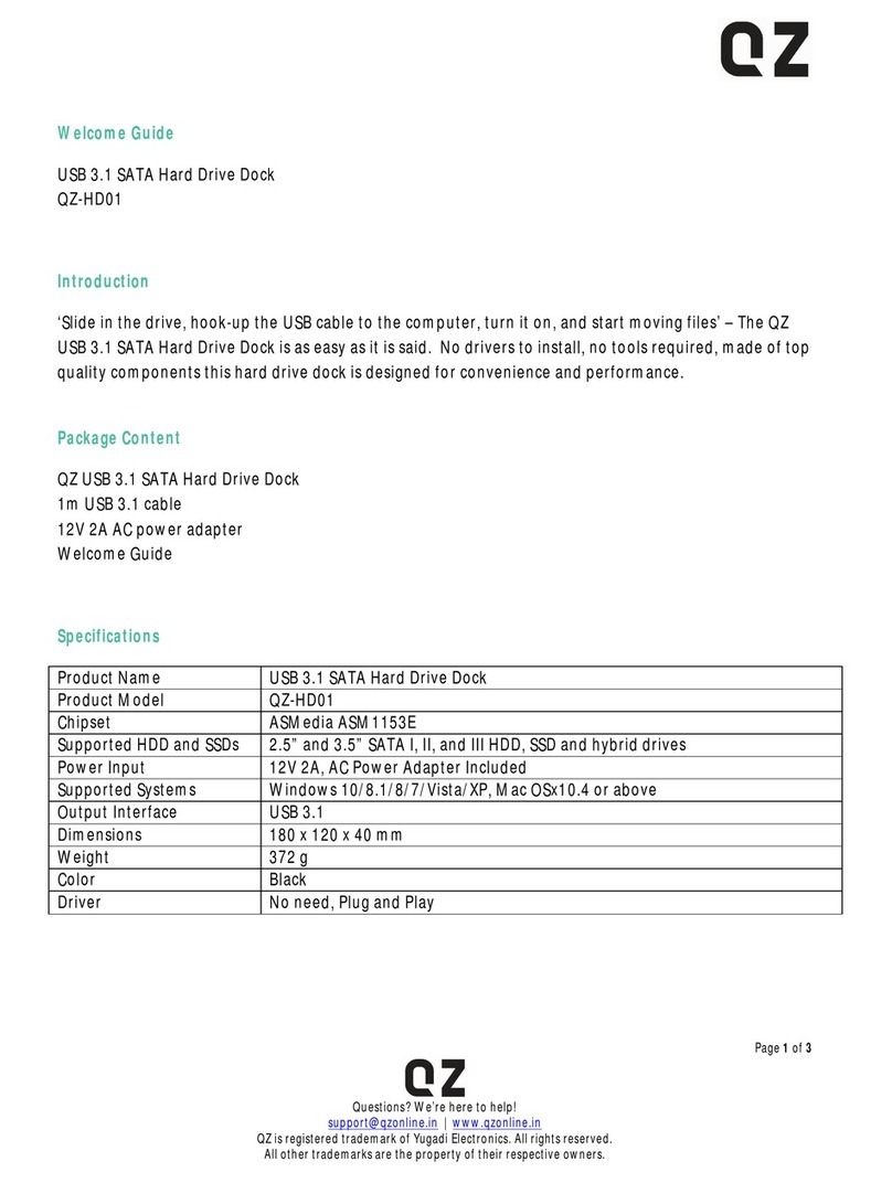 QZ QZ-HD01 user guide