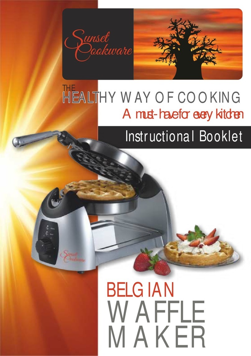 Sunset Cookware THI-00A Installation and operation manual