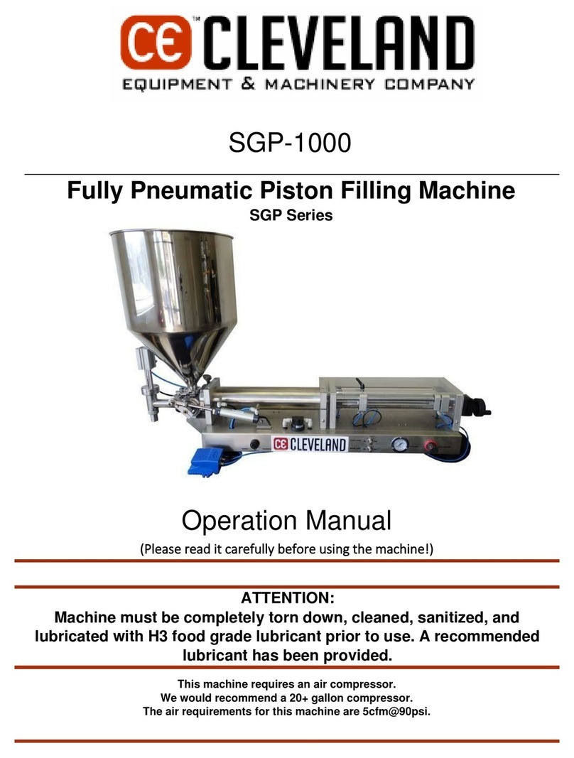 CE CLEVELAND SGP Series Operation manual CE CLEVELAND SGP Series Operation manual