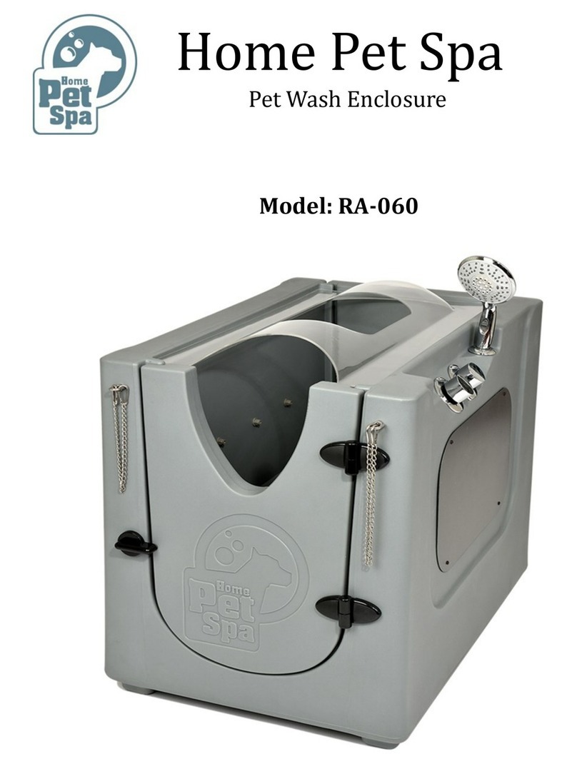 Home Pet Spa RA-060 quick start guide