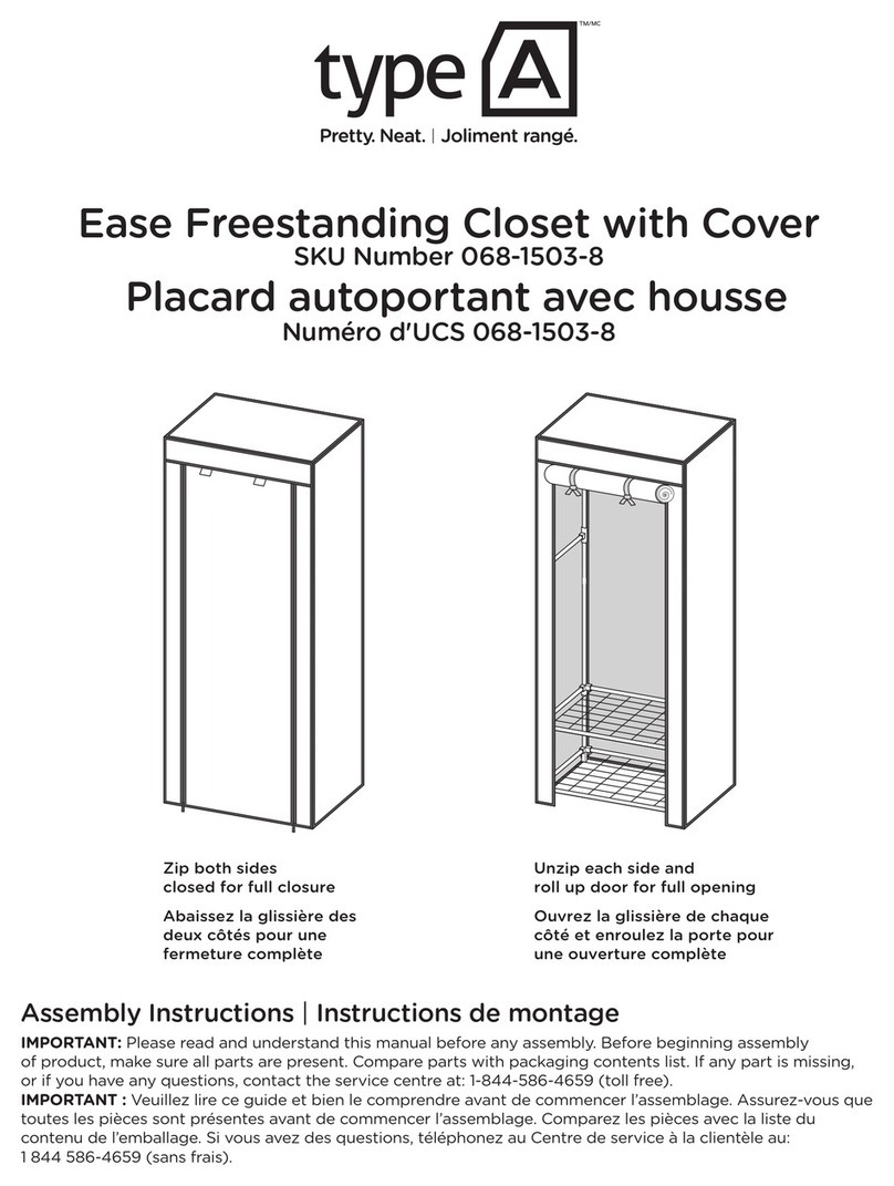 TYPE A 068-1503-8 Assembly instructions