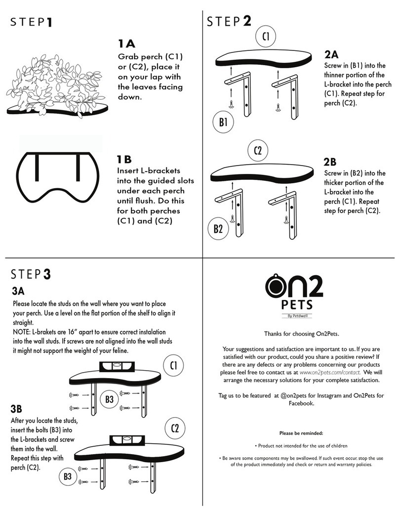 Petdwell ON2PETS Canopies User manual