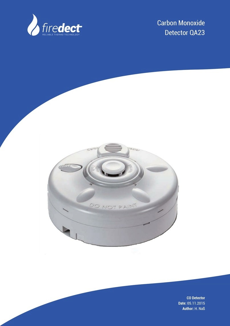 firedect QA23 User manual