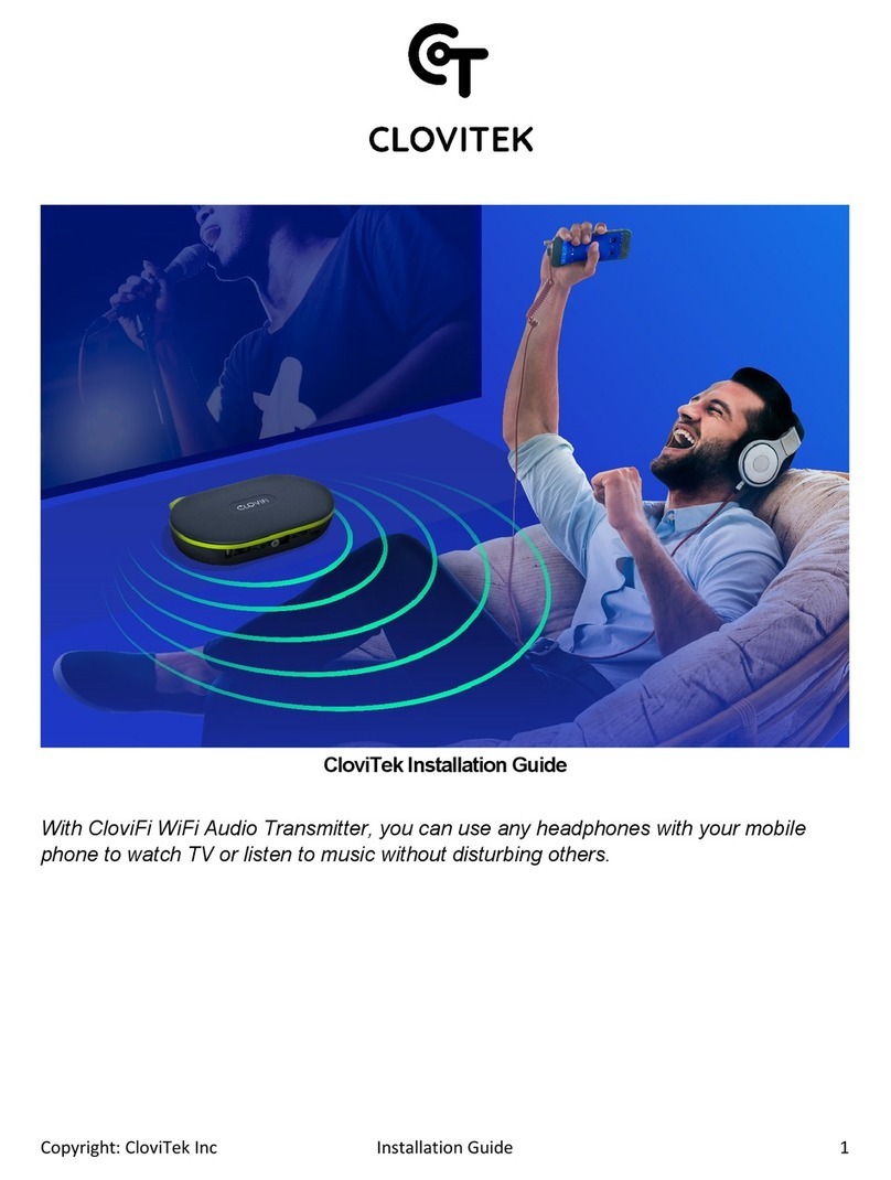 CloviTek CloviFi installation guide