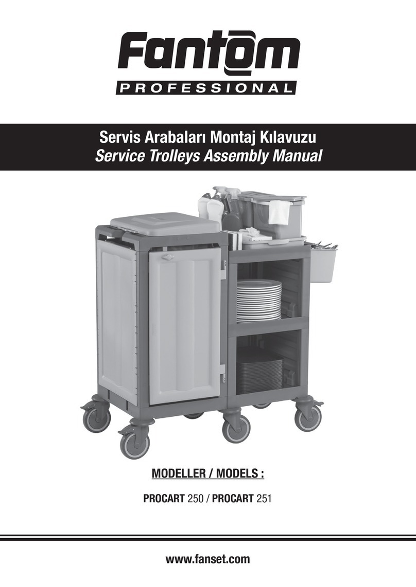 Fanset Fantom PROCART 250 Assembly manual