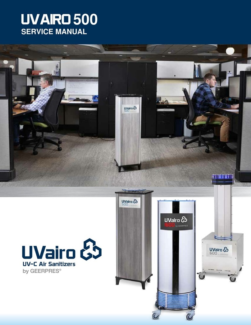 Geerpres UVAIRO 500 Service manual