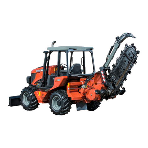 Charles Machine Works Ditch Witch RT125 Operator's manual