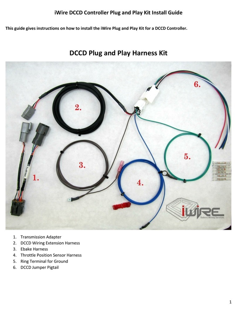 iWire DCCD Plug and Play Harness Kit install guide