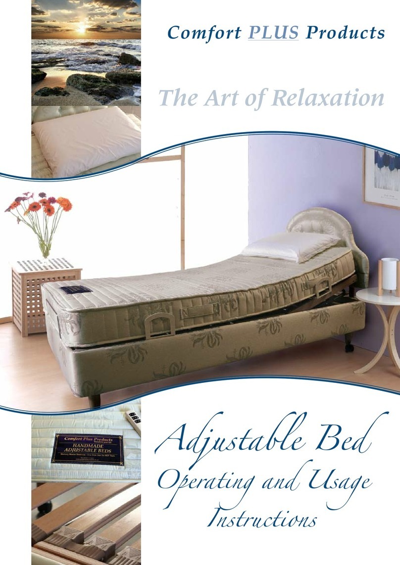 Comfort Plus Adjustable Bed Operating and Usage Instructions Comfort Plus Adjustable Bed Operating and Usage Instructions