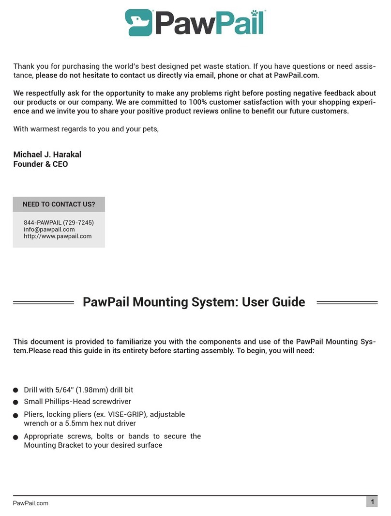 pawpail PP1030 user guide