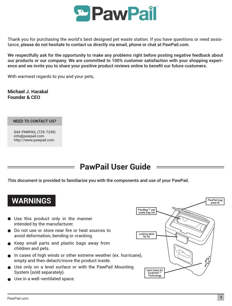 pawpail PP1000 user guide