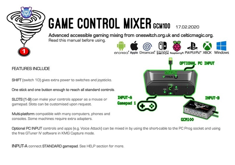 OneSwitch GCM-100 User manual