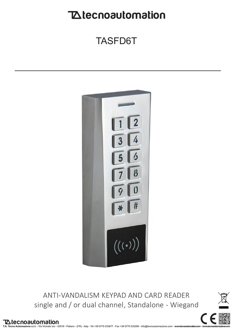 Tecnoautomation TASFD6T manual