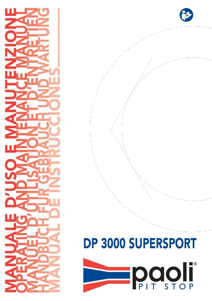 Paoli DP 3000 SUPERSPORT Installation guide