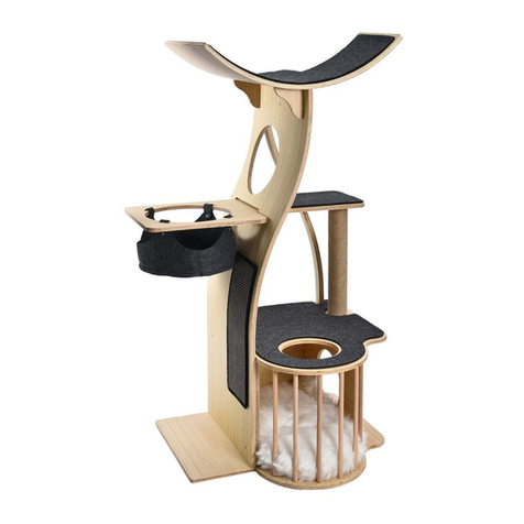 Meowingtons JUNGLE GYM CAT TREE instructions