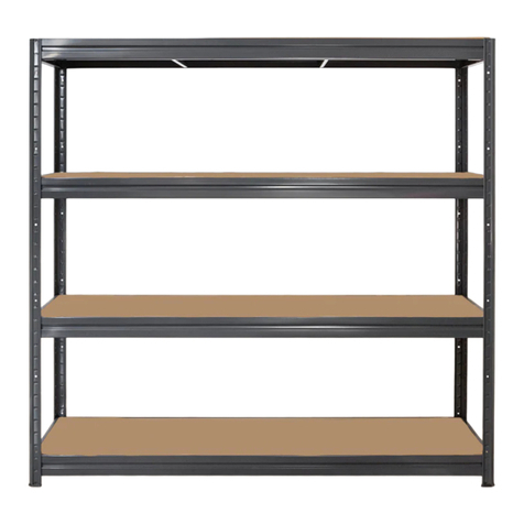 Tufferman STORALEX 4 TIER HRX SHELVING BAY User manual