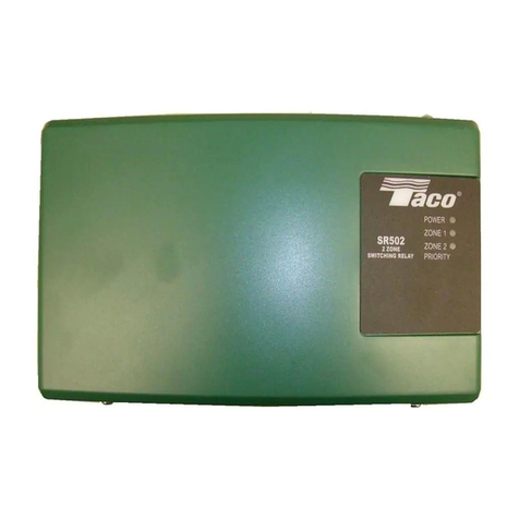 Taco Comfort Solutions SR502-4 instruction sheet