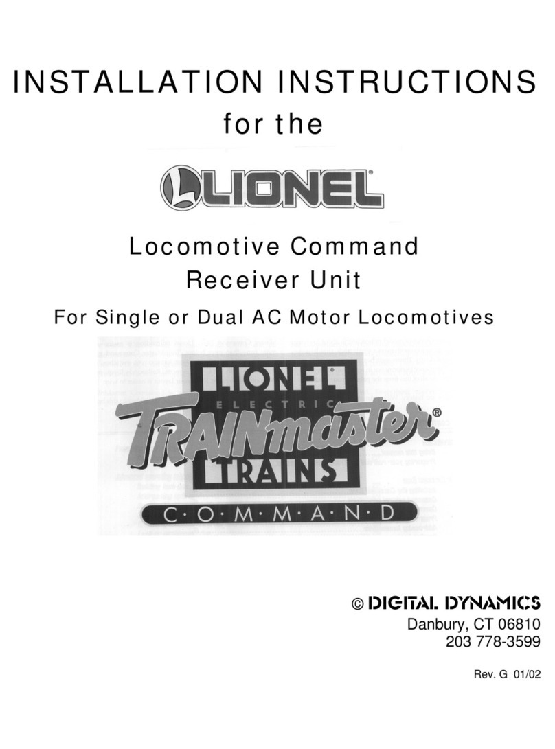 Digital Dynamics LIONEL TRAINmaster LCRU User manual