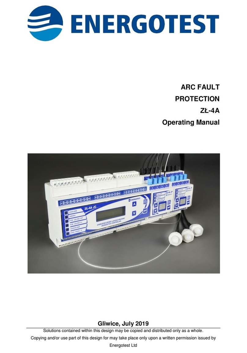 Energotest ZL-4A operating manual