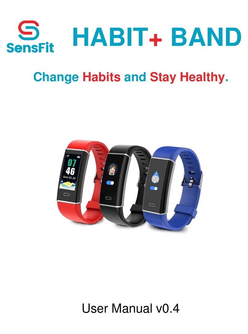 SensFit Habit+ user manual