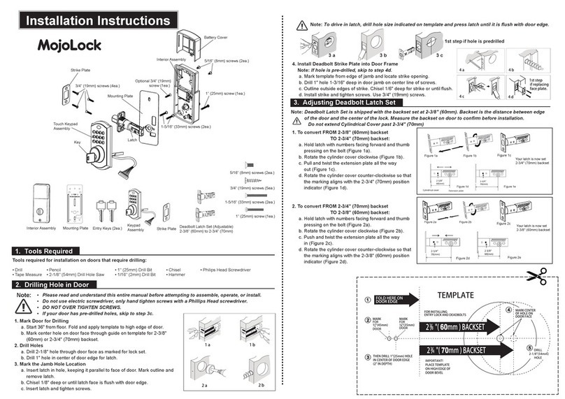 ShowMojo MojoLock installation instructions
