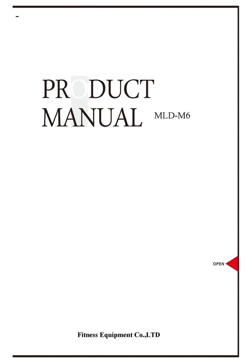 Fitness Equipment MLD-M6 product manual Fitness Equipment MLD-M6 product manual
