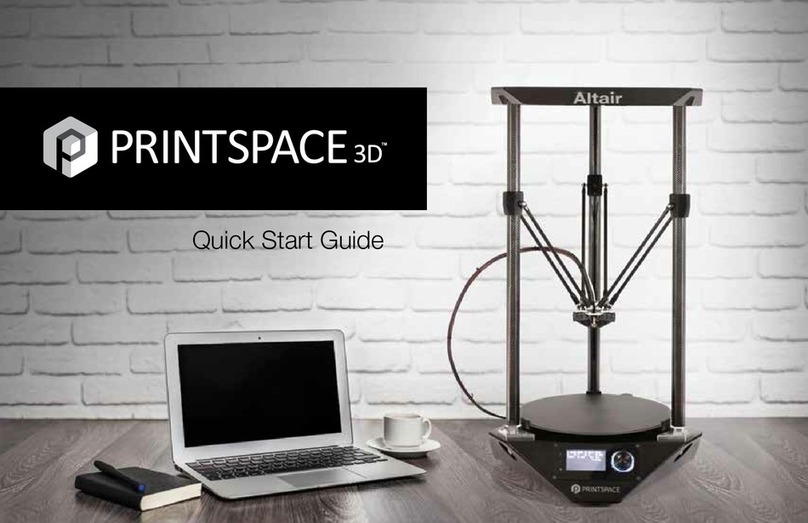 Printspace 3D Altair User manual
