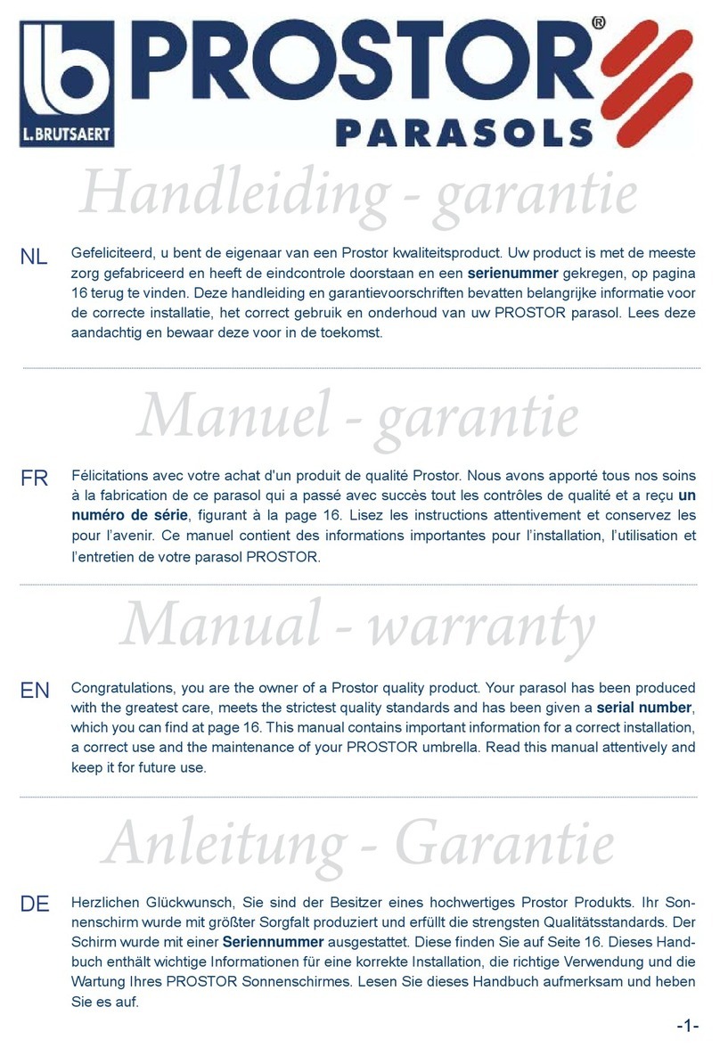 Prostor P6 Mounting instructions