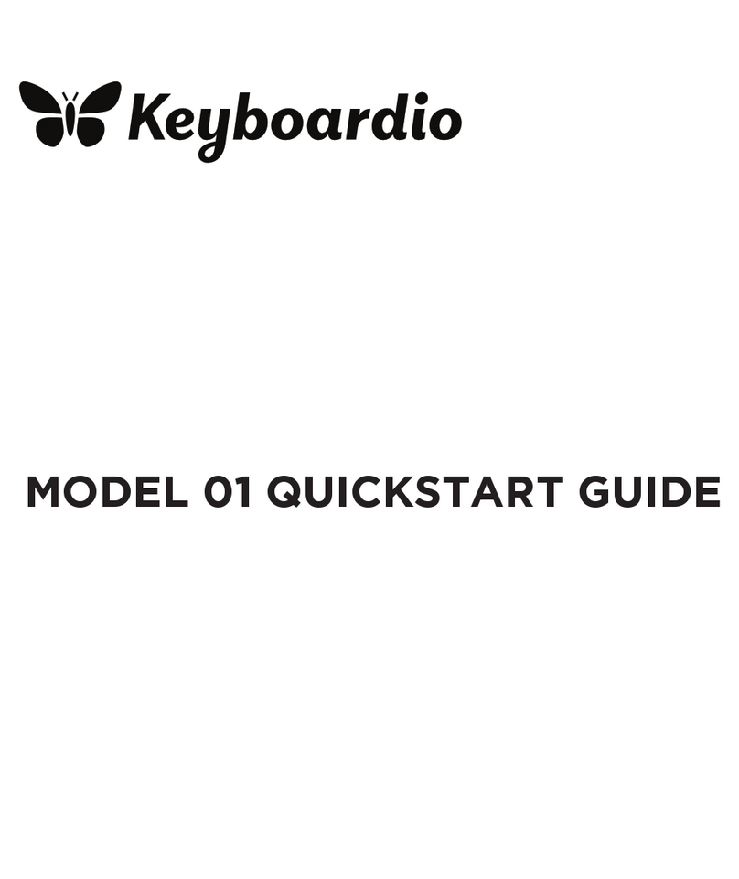 Keyboardio Model 01 quick start guide