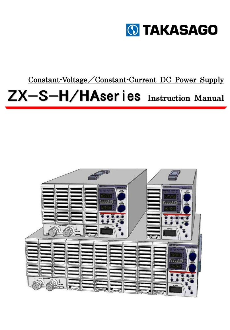 TAKASAGO ZX-S-H Series instruction manual TAKASAGO ZX-S-H Series instruction manual