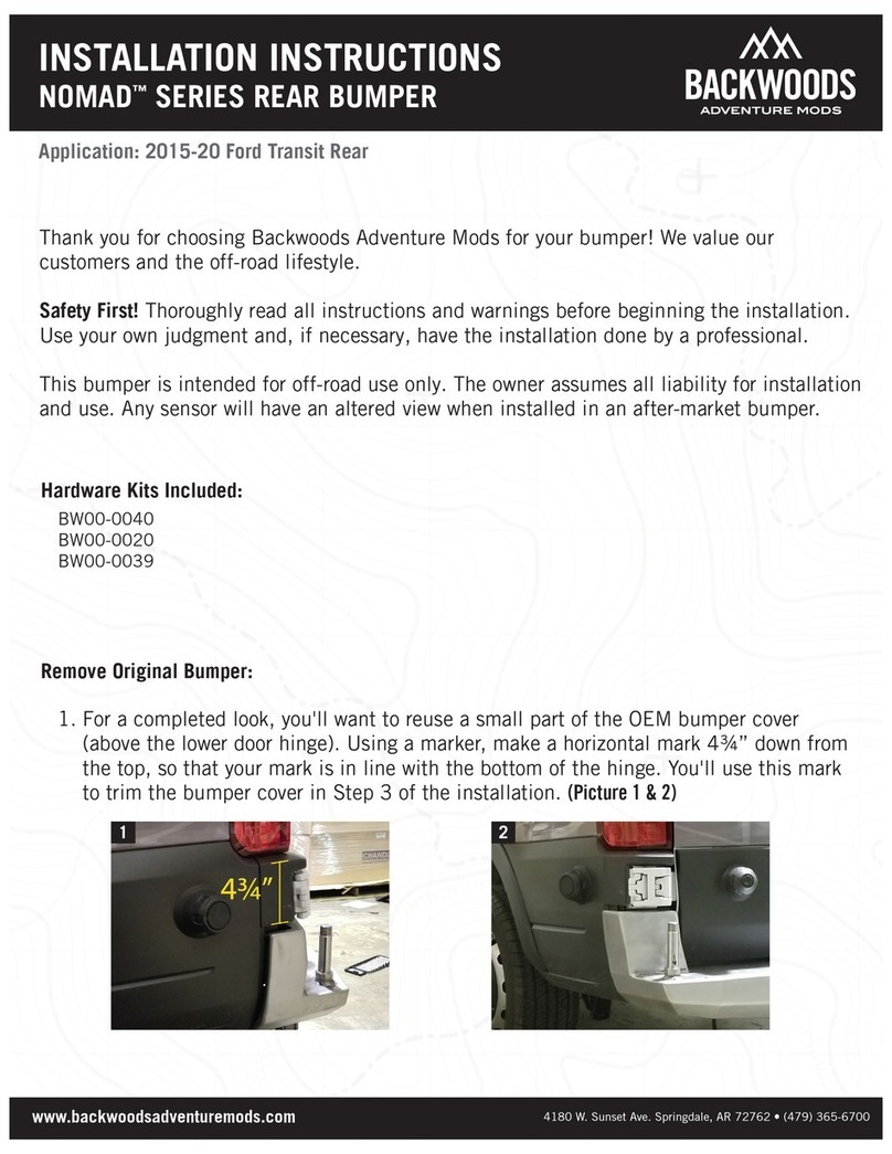 Backwoods NOMAD Series User manual
