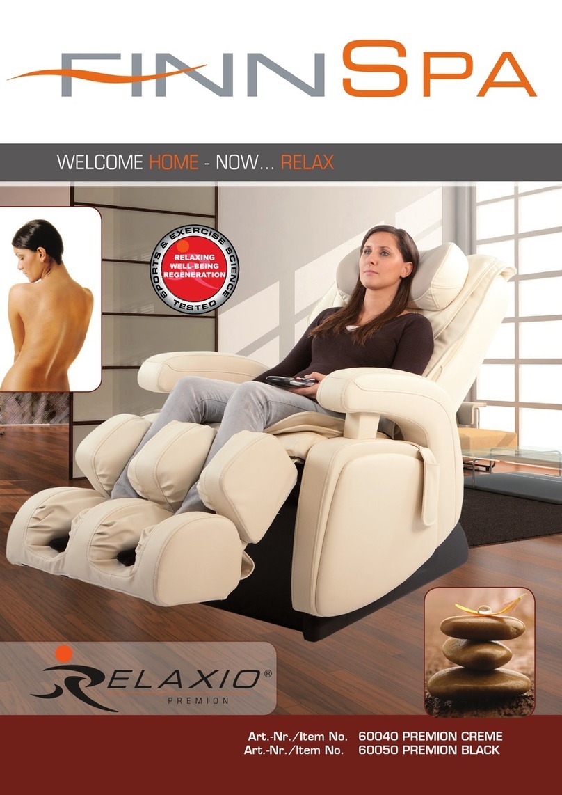 FinnSpa RELAXIO PREMION manual