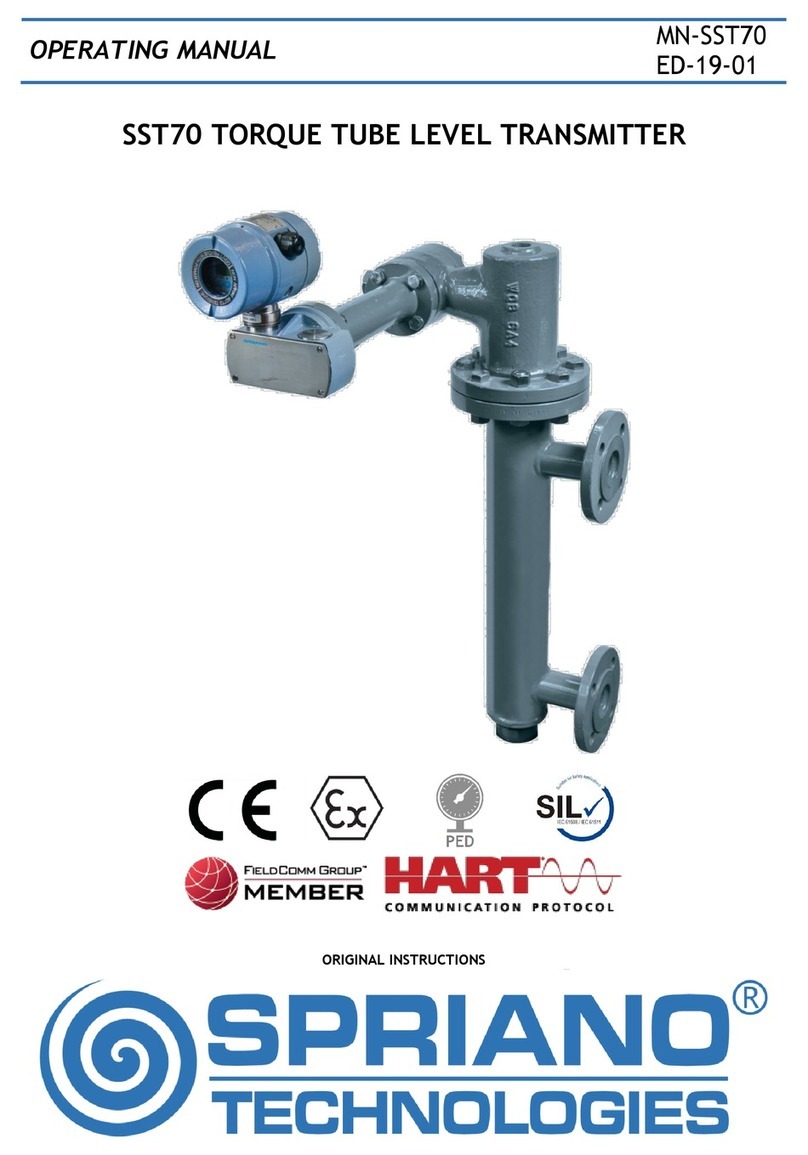 SPRIANO SST7 Series operating manual