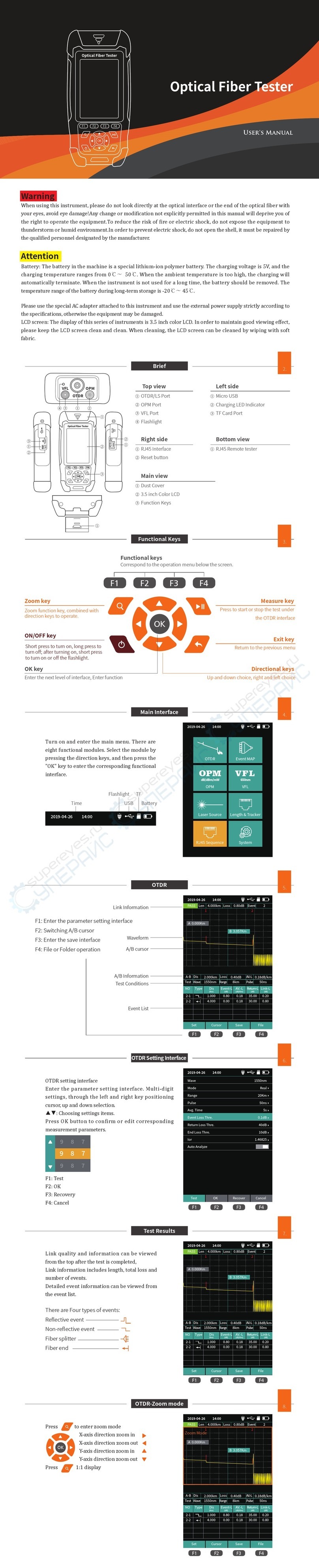 FirstFiber FF-980 REV user manual