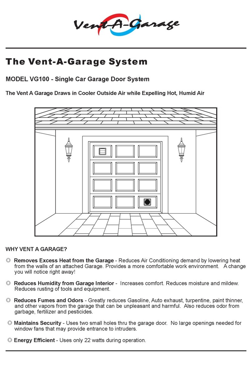 Vent-A-Garage VG100 manual