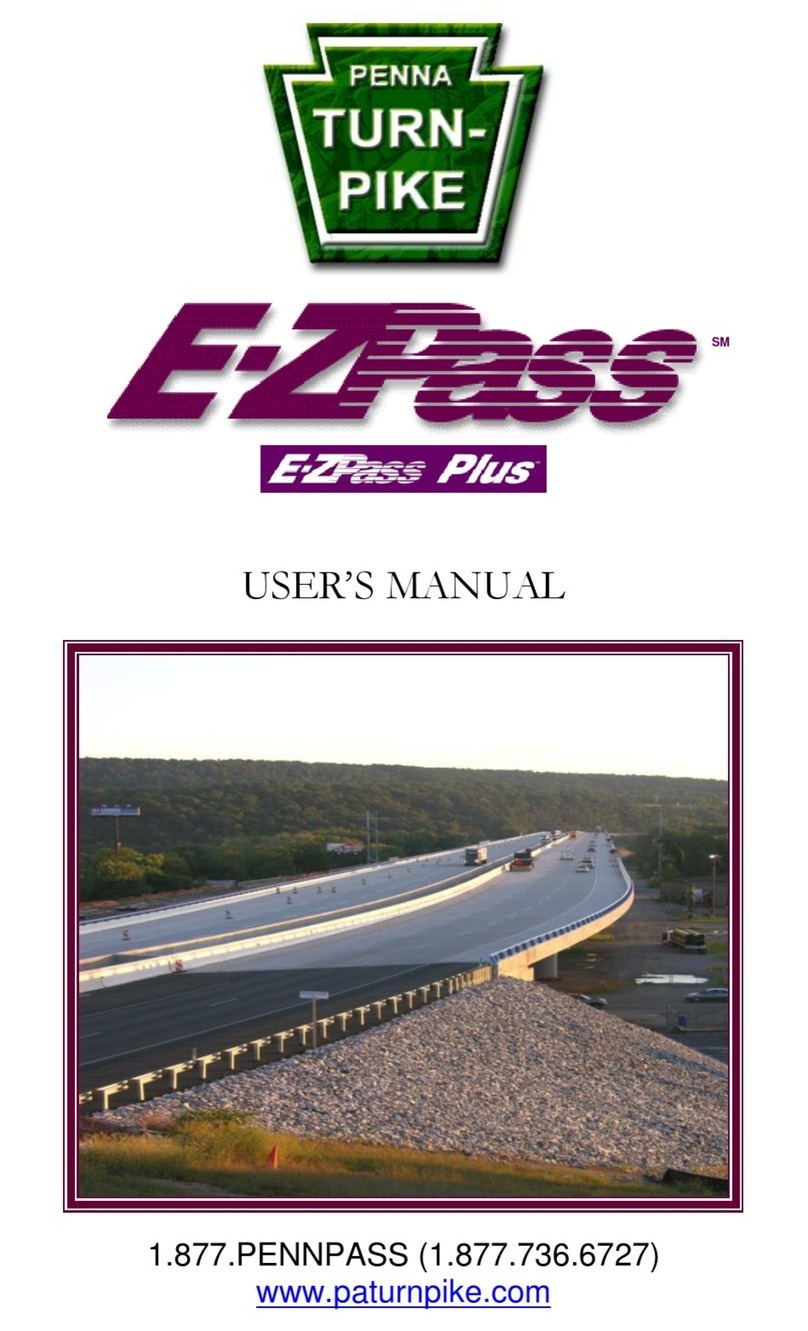 PA Turnpike E-ZPass user manual