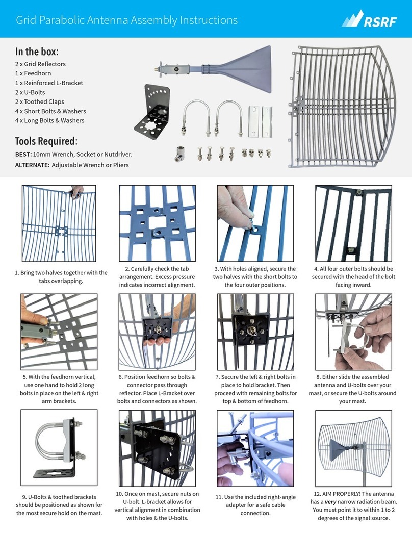 RSRF ANT66NF-GP Assembly instructions