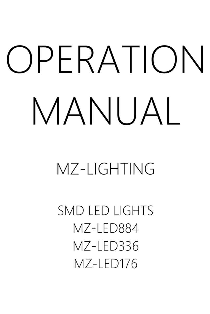 MZ-LIGHTING MZ-LED884 Operation manual
