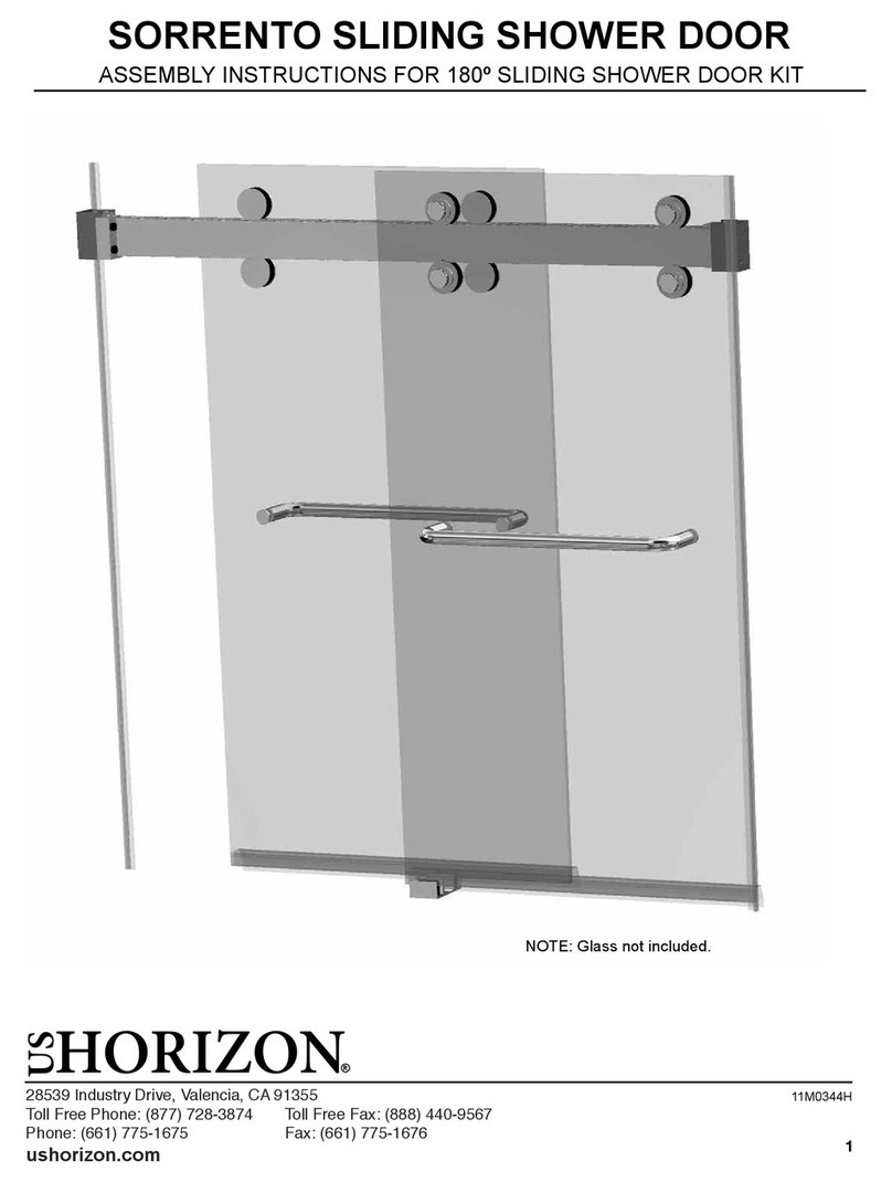 US HORIZON SORRENTO Series Assembly instructions