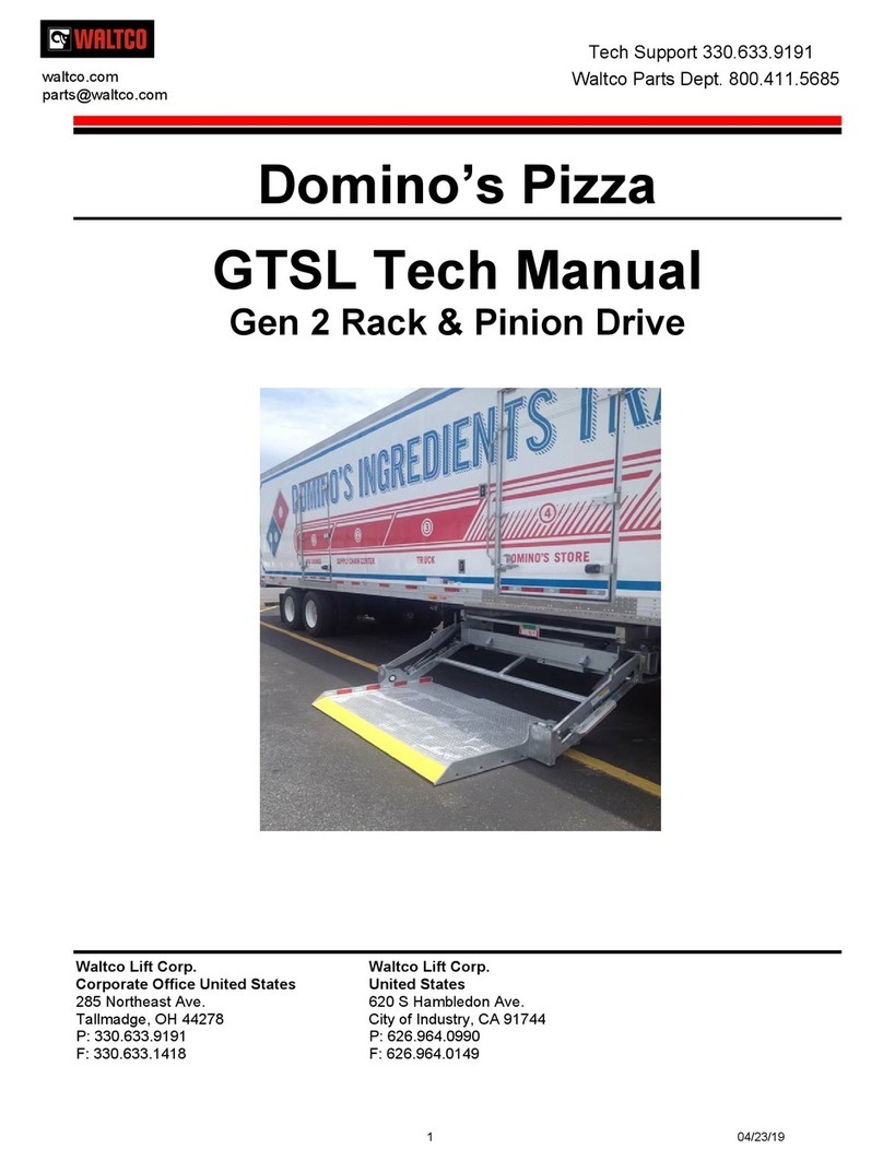 WALTCO GTSL User manual