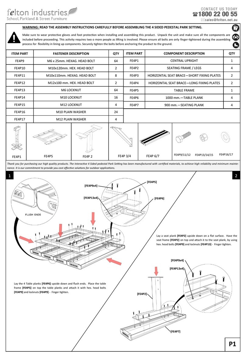felton industries FEL4PPS Assembly instructions