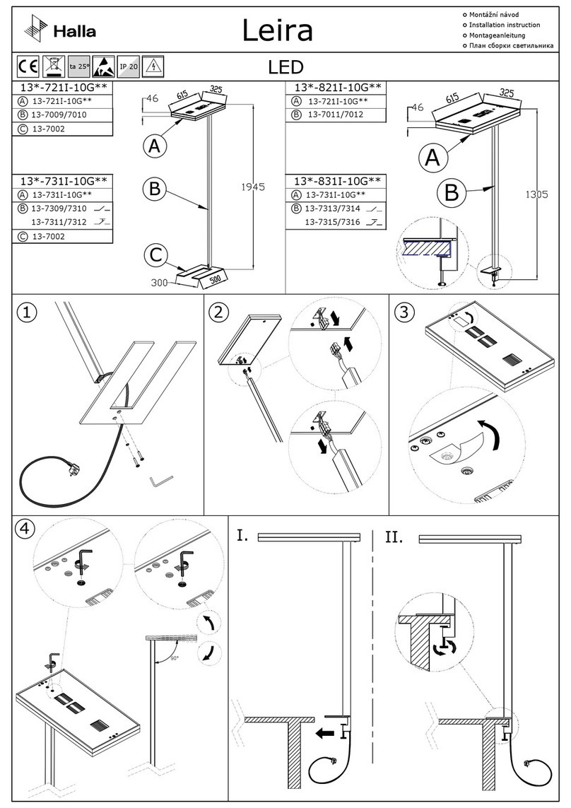 Halla Leira Installation instruction