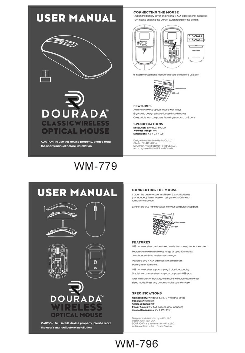 DOURADA WM-779 user manual