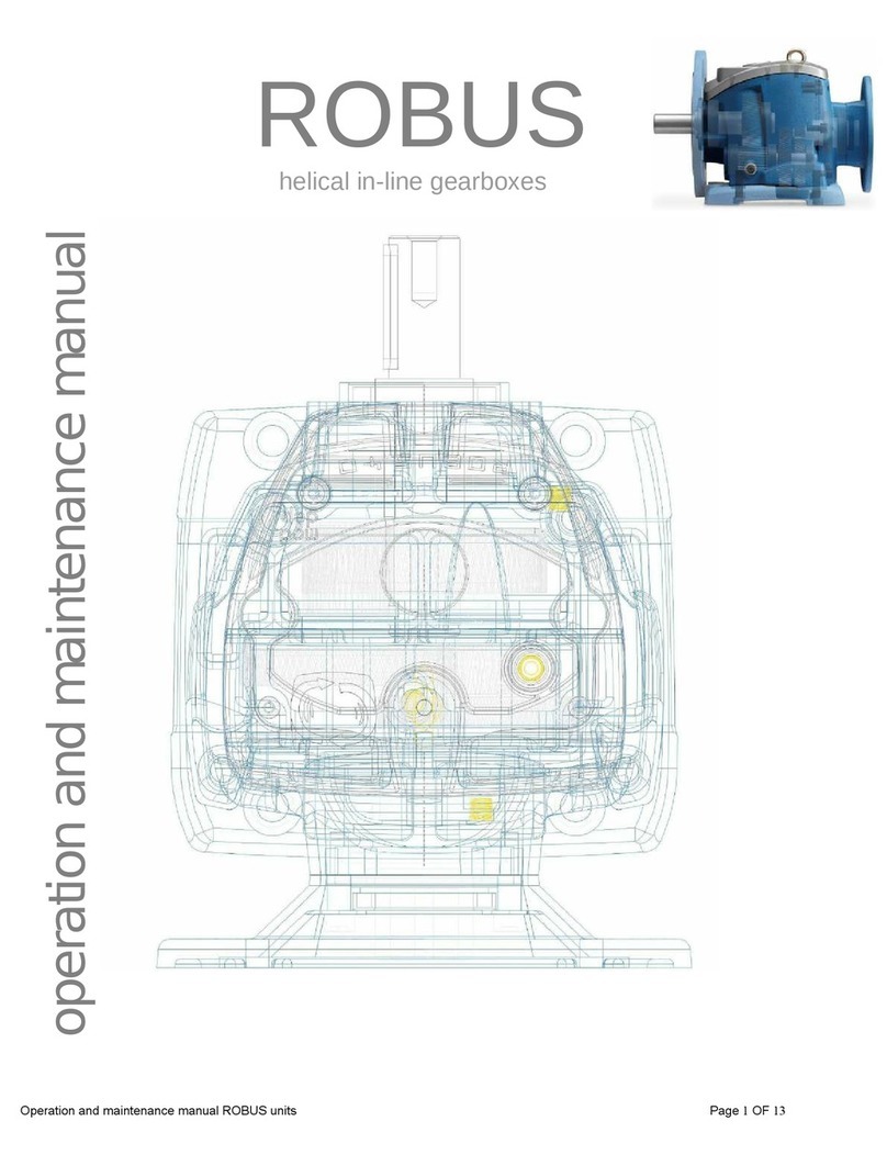 Rotomotive Powerdrives ROBUS 12 User manual
