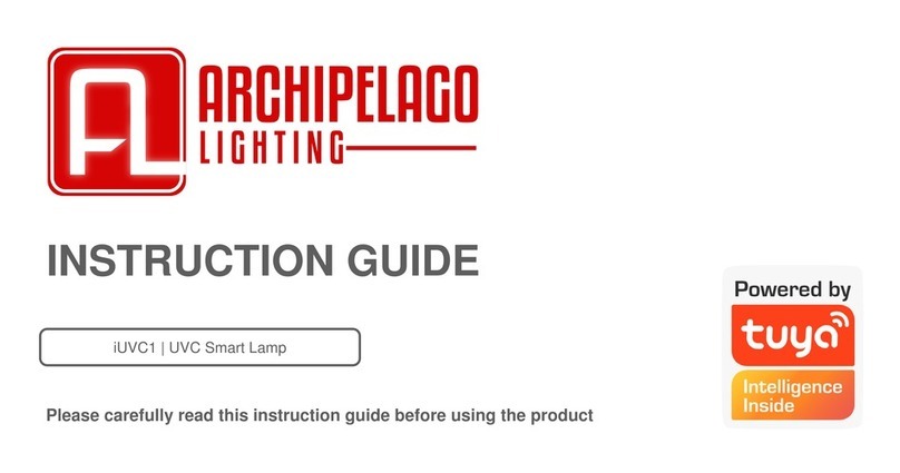 ARCHIPELAGO LIGHTING iUVC1 Instruction guide