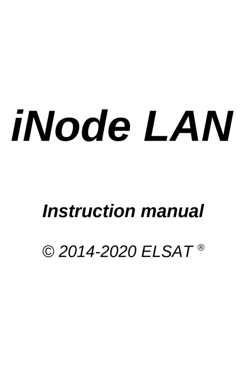 Elsat iNode User manual