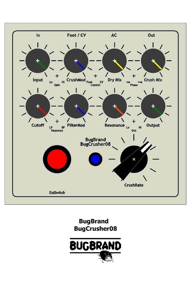 BugBrand BugCrusher08 Quick start guid